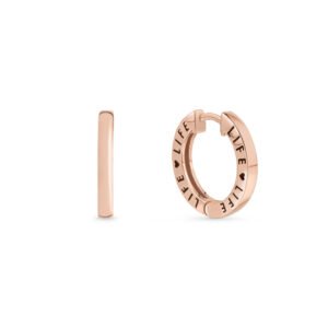 Argola Life Lifemania em Liga Rosé com Banho de Ouro Rosé 18k, 20mm