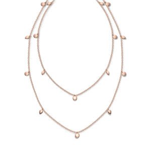 Colar Life Gotas Rosé