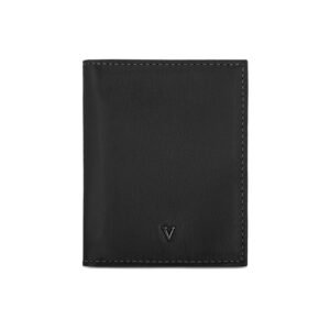 Porta-Cartões Masculino Couro Preto