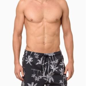 Shorts D'Água Masculino Coqueiros Calvin Klein Swimwear - Preto Shorts D'Água Masculino Coqueiros Calvin Klein Swimwear Preto g