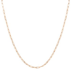 Corrente Life em Liga Rosé com Banho de Ouro Rosé 18k, 45cm