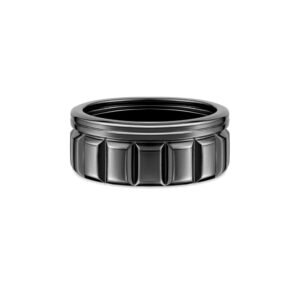 Anel Black Iron Man em Prata 925 com Ródio Negro
