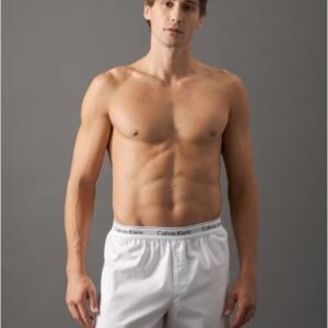 Samba Canção Lisa Vista Falsa Cueca Calvin Klein Underwear - Branco Samba Canção Lisa Vista Falsa Cueca Calvin Klein Underwear Branco m