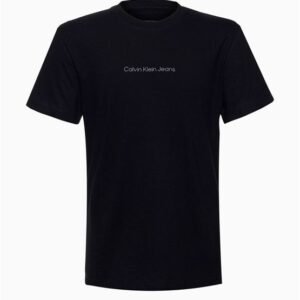 Camiseta Menino Logo Centralizado Calvin Klein Jeans - Preto Camiseta Menino Logo Centralizado Calvin Klein Jeans Preto 10