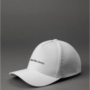 Boné Masculino de Sarja Aba Curva Estampa Logo em Silk Calvin Klein Jeans - Branco Boné Masculino de Sarja Aba Curva Estampa Logo em Silk Calvin Klein Jeans Branco u