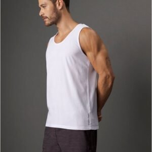 Camiseta Regata Masculina Swimwear Calvin Klein - Branco Camiseta Regata Masculina Swimwear Calvin Klein Branco m