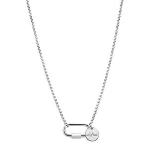 Colar Life Masculino Mosquetão em Aço, 60cm