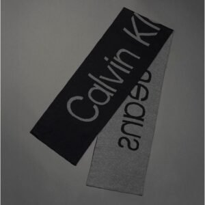 Cachecol Masculino Logo Calvin Klein Jeans - Preto Cachecol Masculino Logo Calvin Klein Jeans Preto u
