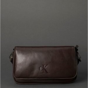 Bolsa Feminina Média Fluffy Calvin Klein Jeans - Cafe Bolsa Feminina Média Fluffy Calvin Klein Jeans Cafe u