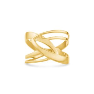 Anel Gold Navete em Ouro Amarelo 18k