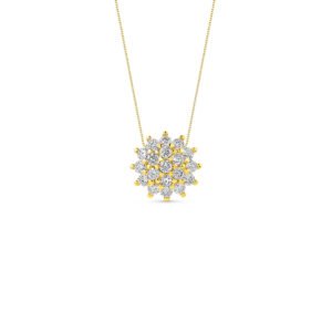 Pingente Lyra em Ouro Amarelo 18k com Diamantes 0,32 ct