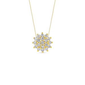 Pingente Lyra em Ouro Amarelo 18k com Diamantes 0,57 ct