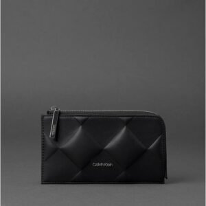 Carteira Feminina Diamond Quilt Zíper Calvin Klein - Preto Carteira Feminina Diamond Quilt Zíper Calvin Klein Preto u