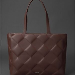 Bolsa Feminina Shopper Diamond Quilt Calvin Klein - Terra Bolsa Feminina Shopper Diamond Quilt Calvin Klein Terra u