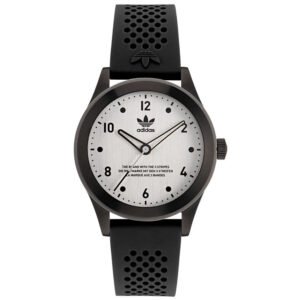 Relógio Adidas Unissex Silicone Preto Aosy22517M