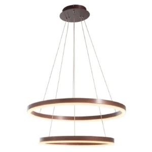 Pendente Led Metal Aluminio 54W 3000K Yamamura - CAFÉ