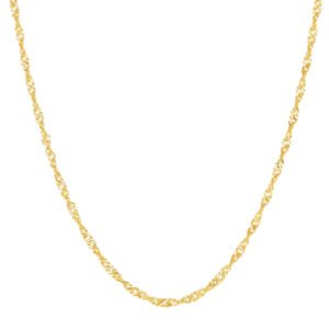 Corrente Singapura em Ouro Amarelo 18k, 60cm