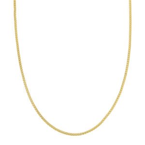 Corrente Popcorn em Ouro Amarelo 18k, 45cm