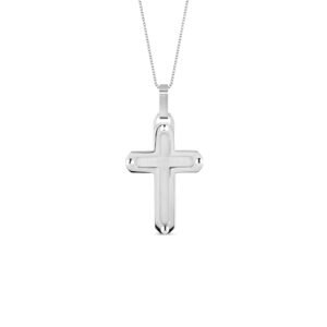 Pingente Life Cruz em Aço