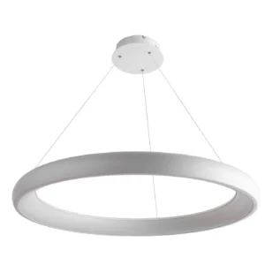 Pendente Led Metal Acrilico 48W 3000K Yamamura - BRANCO