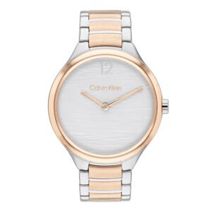 Relógio Calvin Klein Delight Feminino Prata e Rosa - 25100049