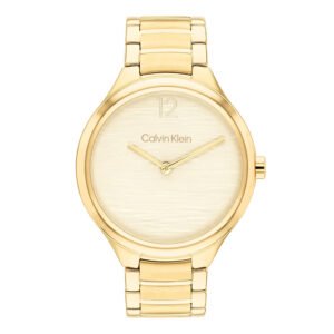 Relógio Calvin Klein Delight Feminino Dourado - 25100048