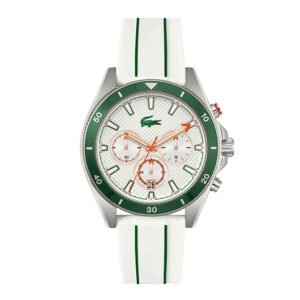 Relógio Lacoste Mainsail Masculino Borracha Branca e Verde - 2011362