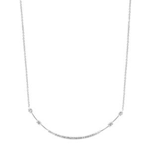 Colar Life Vênus II em Prata 925 com Pedras Incolores, 44cm