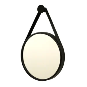 Espelho Decorativo Aluminio Preto 50cm Jules