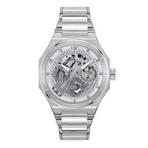 Relógio Hugo Skeleton Masculino Prata - 1530377