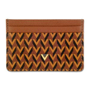 Porta Cartão Feminina Monograma Café