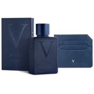 Kit Vivara Azul e Porta Cartão