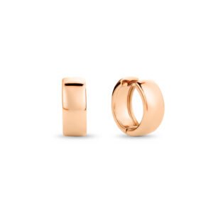 Brinco Argola Life em Liga Rosé com Banho de Ouro Rosé 18k