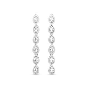 Brinco Life Skyline II em Prata 925 com Pedras Incolores