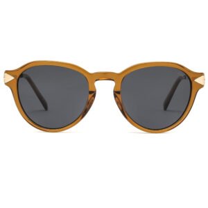 Oculos Vivara Em Acetato Na Cor Caramelo Translucido