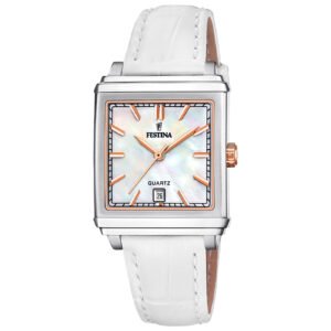 Relógio Festina Feminino Couro Branco