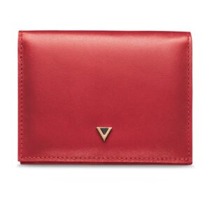 Carteira Feminina Vivara Couro Cereja