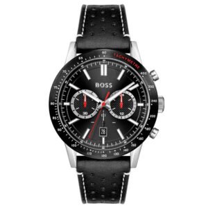 Relógio Boss Masculino Couro Preto 1513920