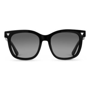 Óculos de Sol Quadrado Acetato Preto
