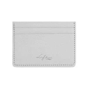 Porta - Cartões Life Couro Cinza