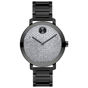 Relógio Movado Feminino Aço Preto 3600930