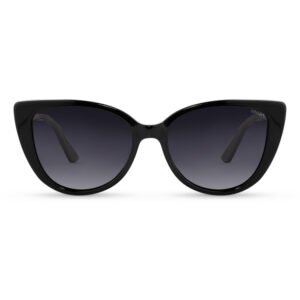 Óculos de Sol Gatinho Vivara em Acetato Preto