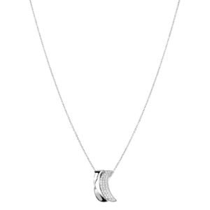 Colar Life Maxi VII em Prata 925 com Pedras Incolores, 45cm