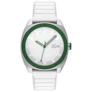 Relógio Lacoste Masculino Borracha Branco 2011258