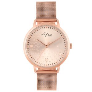 Relógio Life Amor Feminino Aço Rosé