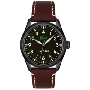 Relógio Lacoste Masculino Couro Marrom 2011299