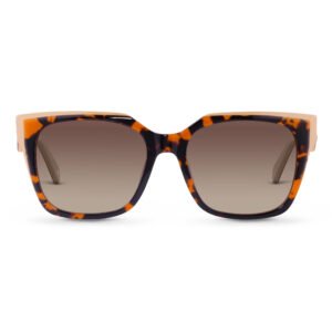 Óculos de Sol Life Gatinho em Acetato Tartaruga e Nude