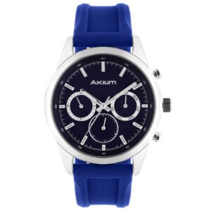 Relógio Akium Cityrun Masculino Borracha Azul Marinho