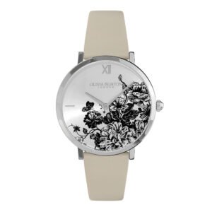 Relógio Olivia Burton Feminino Couro Perola 24000113
