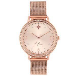 Relógio Life Sucesso Feminino Aço Rosé
